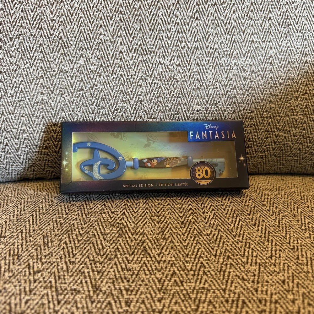 Disney Special Edition Fantasia Collectible Store Key 80th Anniversary New